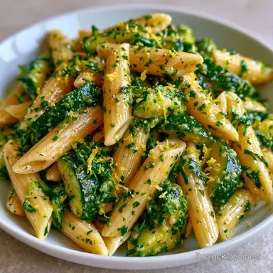 Penne Zucchine Limone per 4 Persone Scheda ricetta