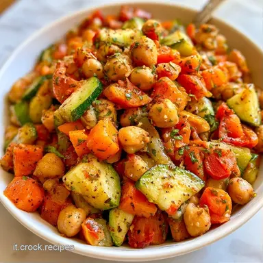 Piatto Unico con Ceci e Verdure per 4 Scheda ricetta