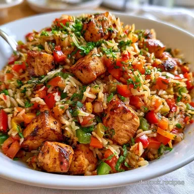 Piatto Unico Riso Pollo E Verdure for 4 Servings Scheda ricetta