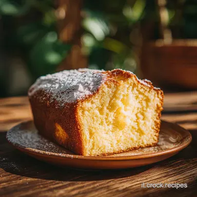 Plumcake con Yogurt Greco per 10 Fette Scheda ricetta