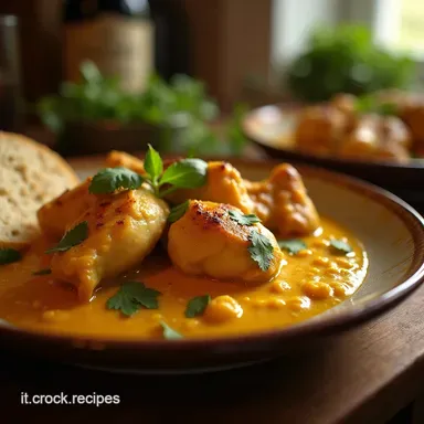 Ricetta Pollo al Curry con Latte di Cocco Veloce e Cremoso Scheda ricetta