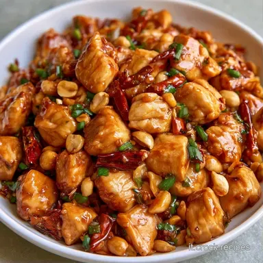 Ricetta Semplice Pollo Kung Pao per 4 Scheda ricetta