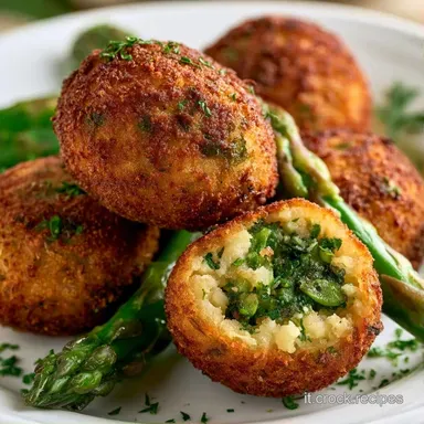 Polpette Asparagi Patate in 45 Minuti Scheda ricetta