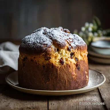 Ricetta Panettone Semplice per 12 Porzioni Scheda ricetta