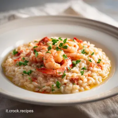 Riso e Gamberetti: Risotto Cremoso per 4 Persone Scheda ricetta