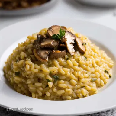 Risotto ai Funghi Porcini Ricetta Cremosa e Facile Scheda ricetta
