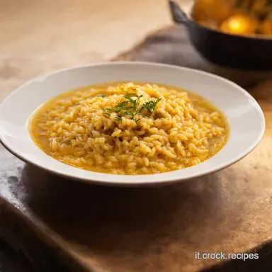 Risotto in Brodo di Coda Verona nel Piatto Scheda ricetta