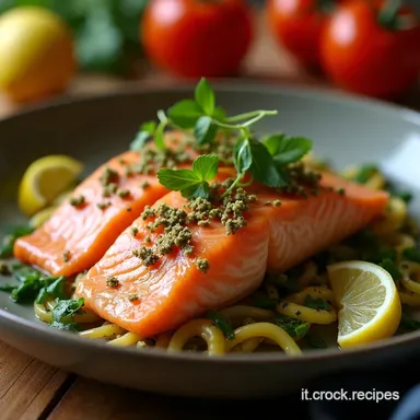 Filetto di Salmone Croccante Ricette Salmone Fresco Veloce 30 Minuti Scheda ricetta