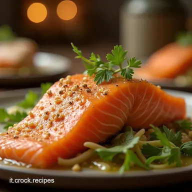 Filetto di Salmone Laccato Veloce Croccante con Zenzero Fresco Scheda ricetta