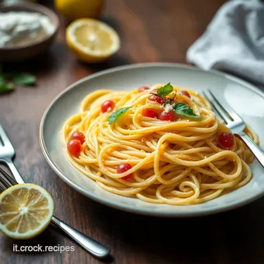 Spaghetti al Limone: La Ricetta Facile che Sa di Sole! Scheda ricetta