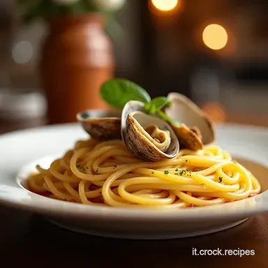 Spaghetti alle Vongole Autentici La Ricetta Infallibile del Mare Scheda ricetta