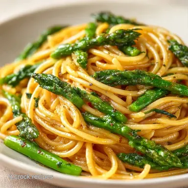 Spaghetti con Asparagi Selvatici per 4 Scheda ricetta
