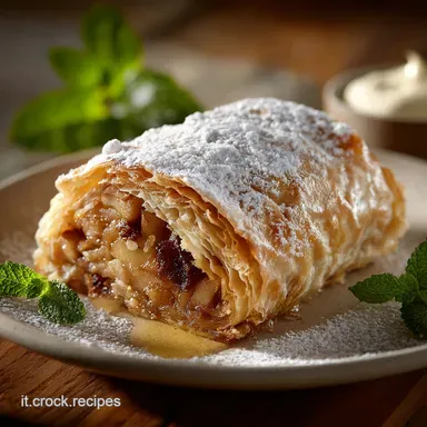 Strudel di mele Ricetta velocissima con sfoglia pronta Scheda ricetta