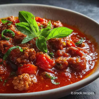 Sugo con Salsiccia Ricetta della Nonna Ready in 30 Min Scheda ricetta
