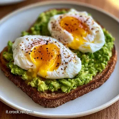 Toast Avocado e Uovo in 15 Minuti Scheda ricetta