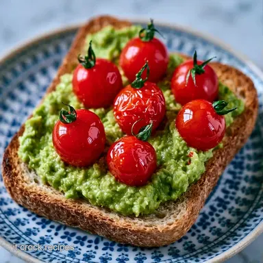 Toast Avocado Pomodorini in 15 Minuti Scheda ricetta
