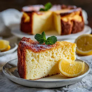 Torta Ricotta e Limone Sofficissima per 8 Persone Scheda ricetta