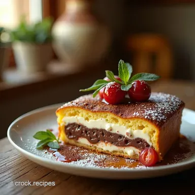 Torta Ricotta Pralinato e Cioccolato Un Dolce Gourmet Perfetto Scheda ricetta
