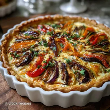 Torta Salata Verdure per 8 Porzioni Scheda ricetta