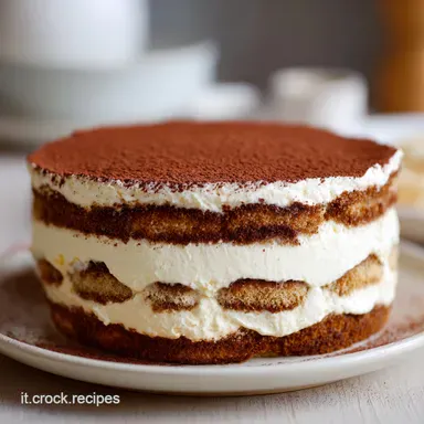 Torta Tiramis&ugrave; Classica per 10 Porzioni Scheda ricetta