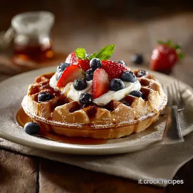 Waffle: Ricetta Veloce e Originale per Waffle Soffici e Croccanti Scheda ricetta