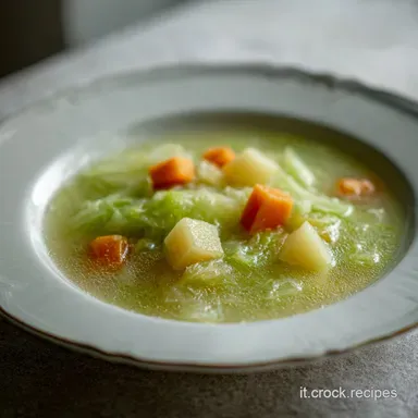 Zuppa Di Verza per 4 Persone Scheda ricetta