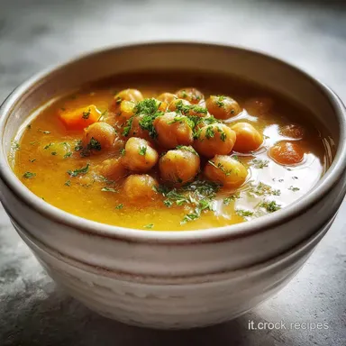 Zuppa Invernale di Ceci: Vellutata e Avvolgente Scheda ricetta