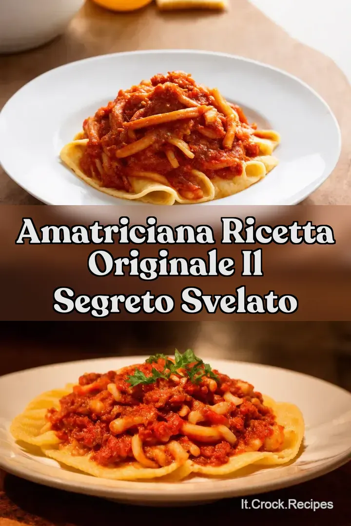 Amatriciana Ricetta Originale Il Segreto Svelato