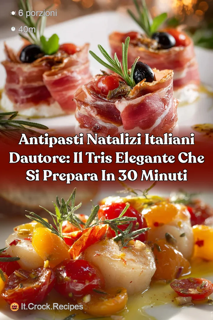 Antipasti natalizi italiani dautore: Il Tris elegante che si prepara in 30 minuti