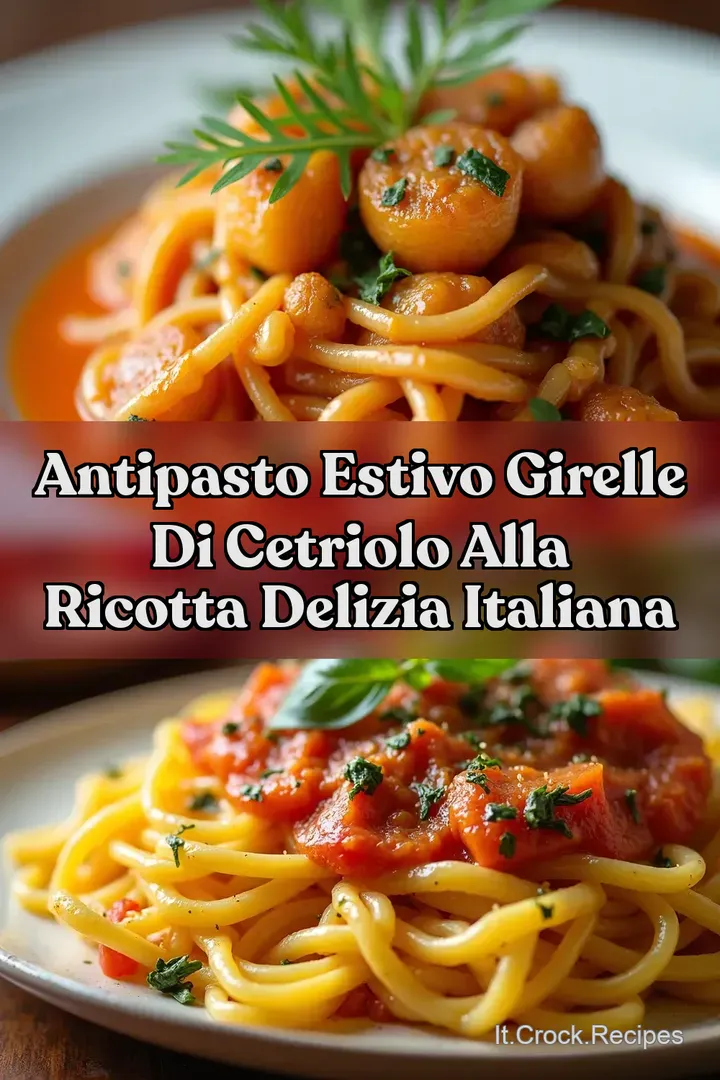 Antipasto Estivo Girelle di Cetriolo alla Ricotta Delizia Italiana