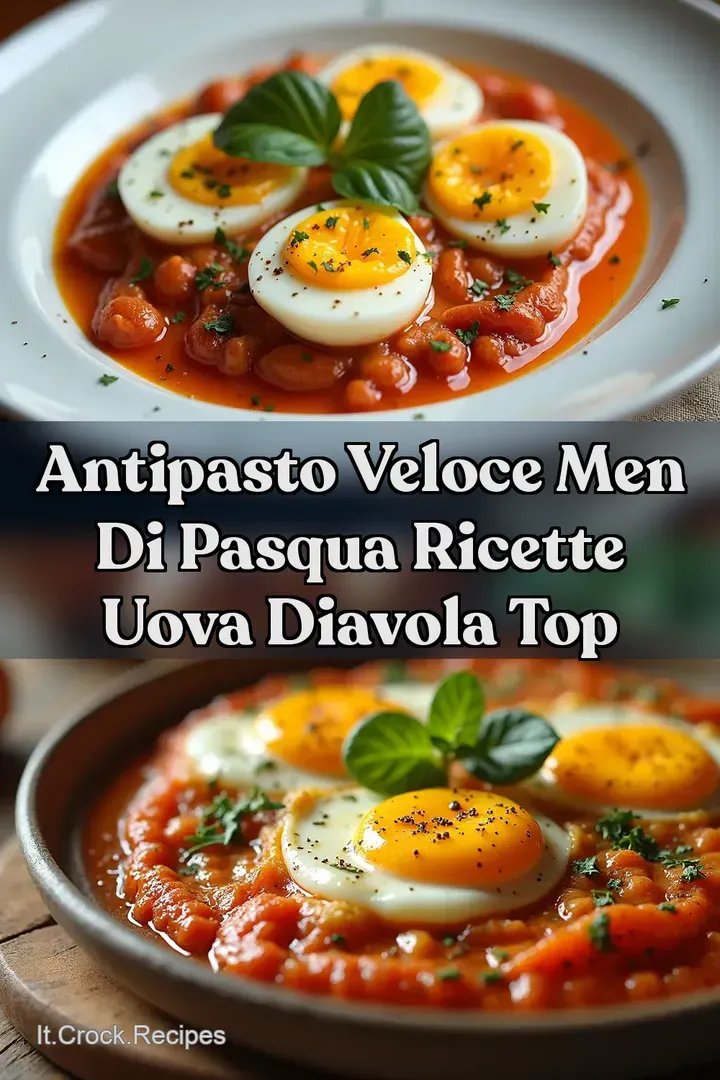Antipasto Veloce Men di Pasqua ricette Uova Diavola Top