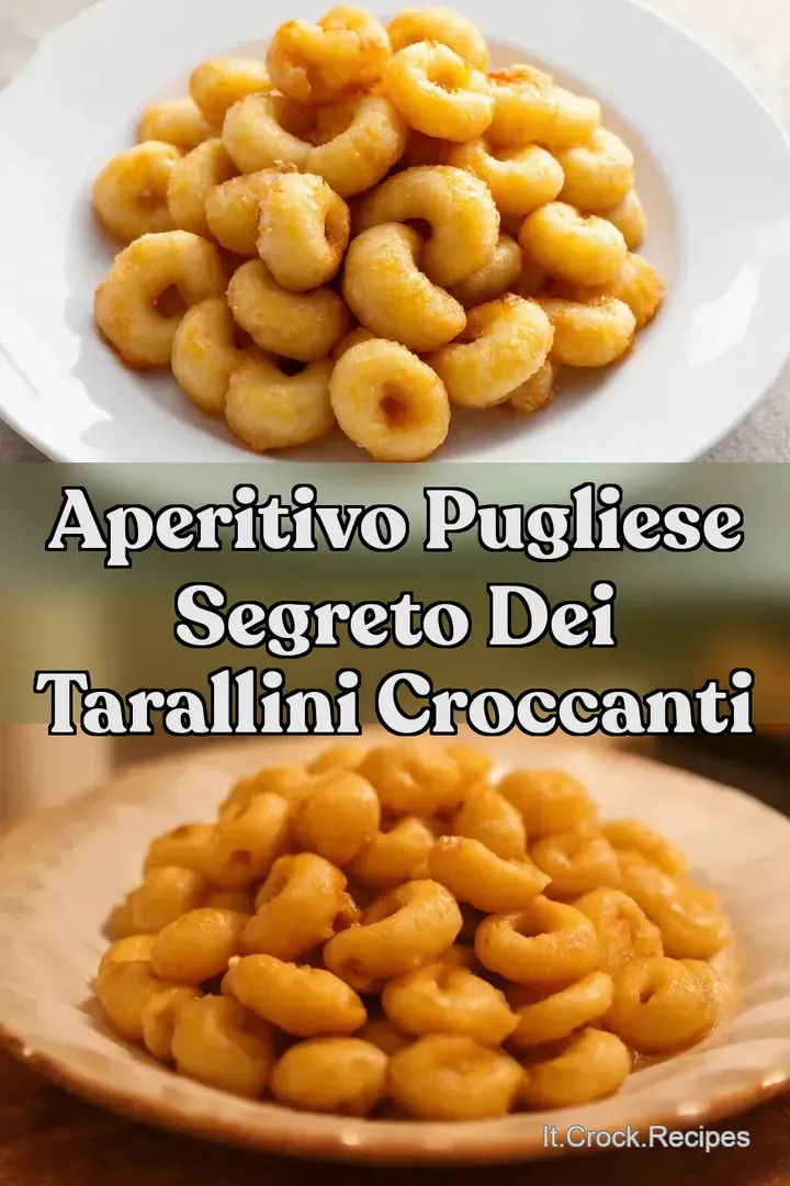 Aperitivo Pugliese Segreto dei Tarallini Croccanti