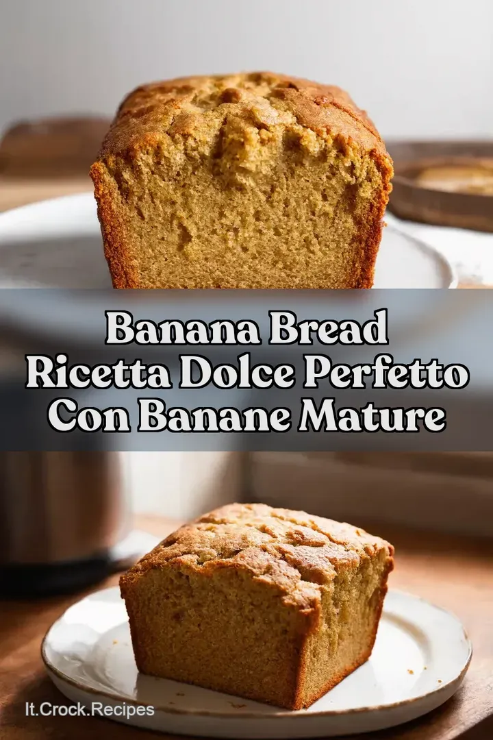 Banana Bread Ricetta Dolce Perfetto con Banane Mature