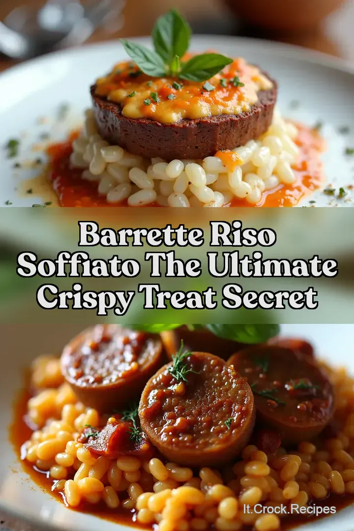Barrette Riso Soffiato The Ultimate Crispy Treat Secret
