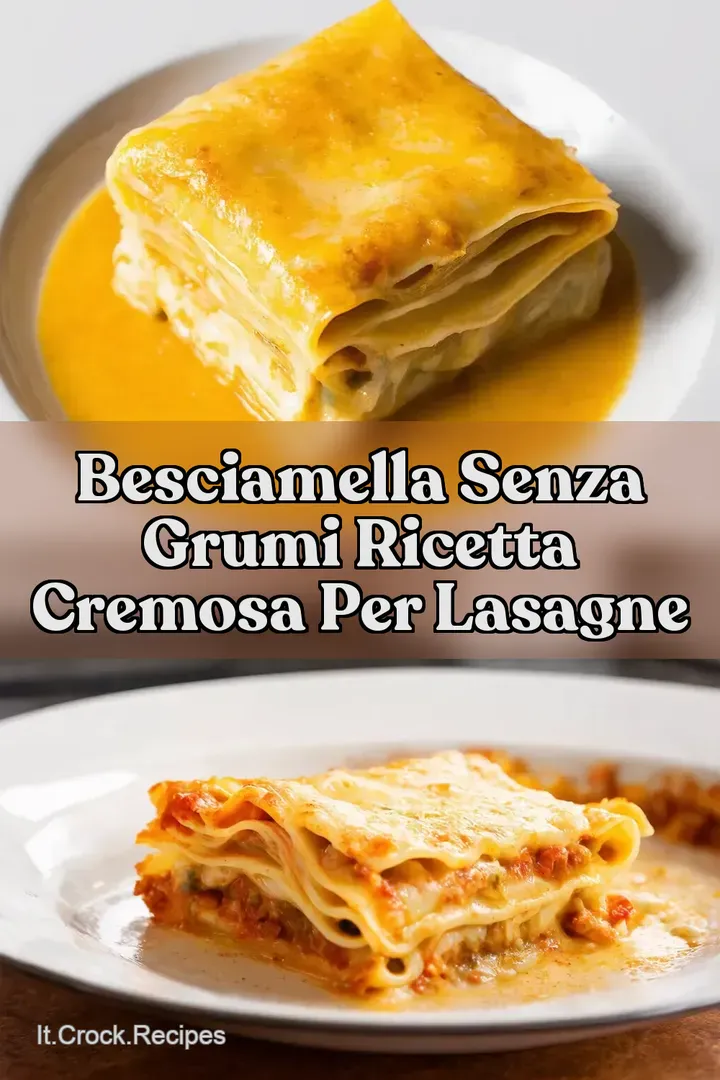Besciamella senza Grumi Ricetta Cremosa per Lasagne