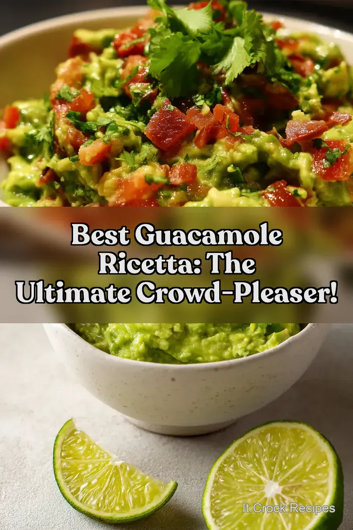 Best Guacamole Ricetta: The Ultimate Crowd-Pleaser!