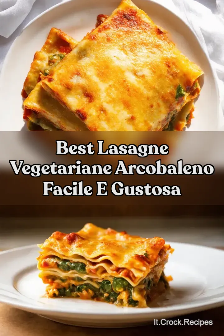 Best Lasagne Vegetariane Arcobaleno Facile e Gustosa