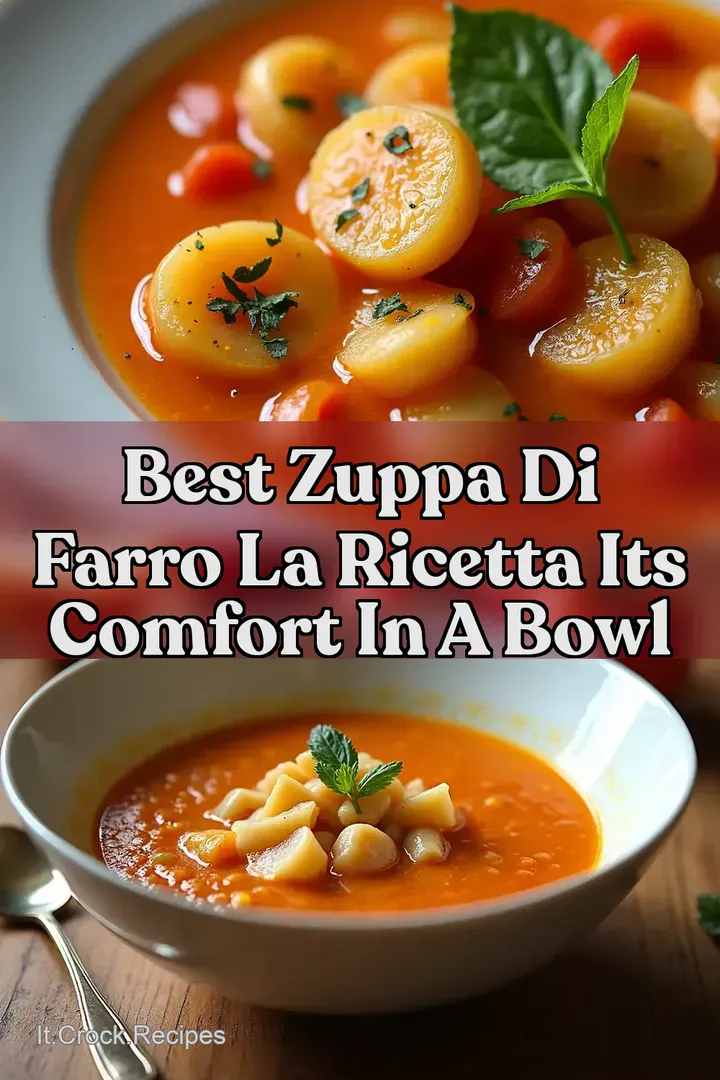 Best Zuppa di farro la Ricetta Its Comfort in a Bowl
