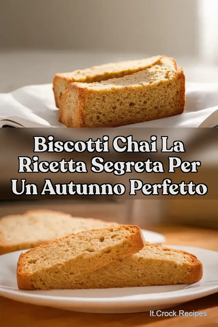 Biscotti Chai La Ricetta Segreta per un Autunno Perfetto