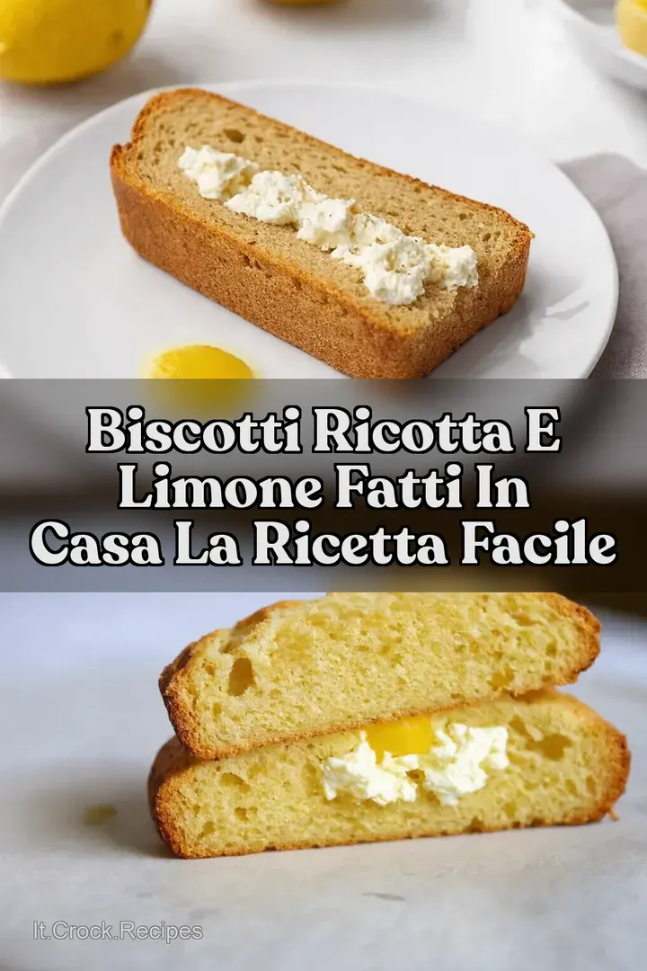 Biscotti Ricotta e Limone Fatti in Casa La Ricetta Facile