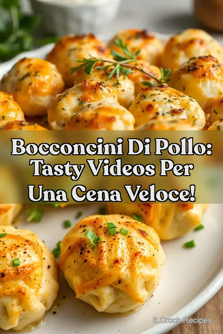 Bocconcini di Pollo: Tasty Videos per Una Cena Veloce!