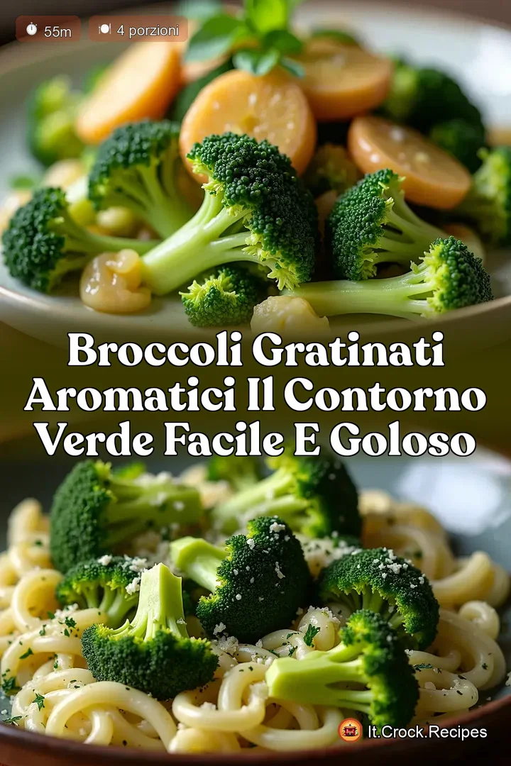 Broccoli Gratinati Aromatici Il Contorno Verde Facile e Goloso