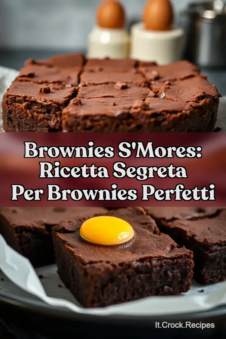 Brownies S mores: Ricetta Segreta per Brownies Perfetti