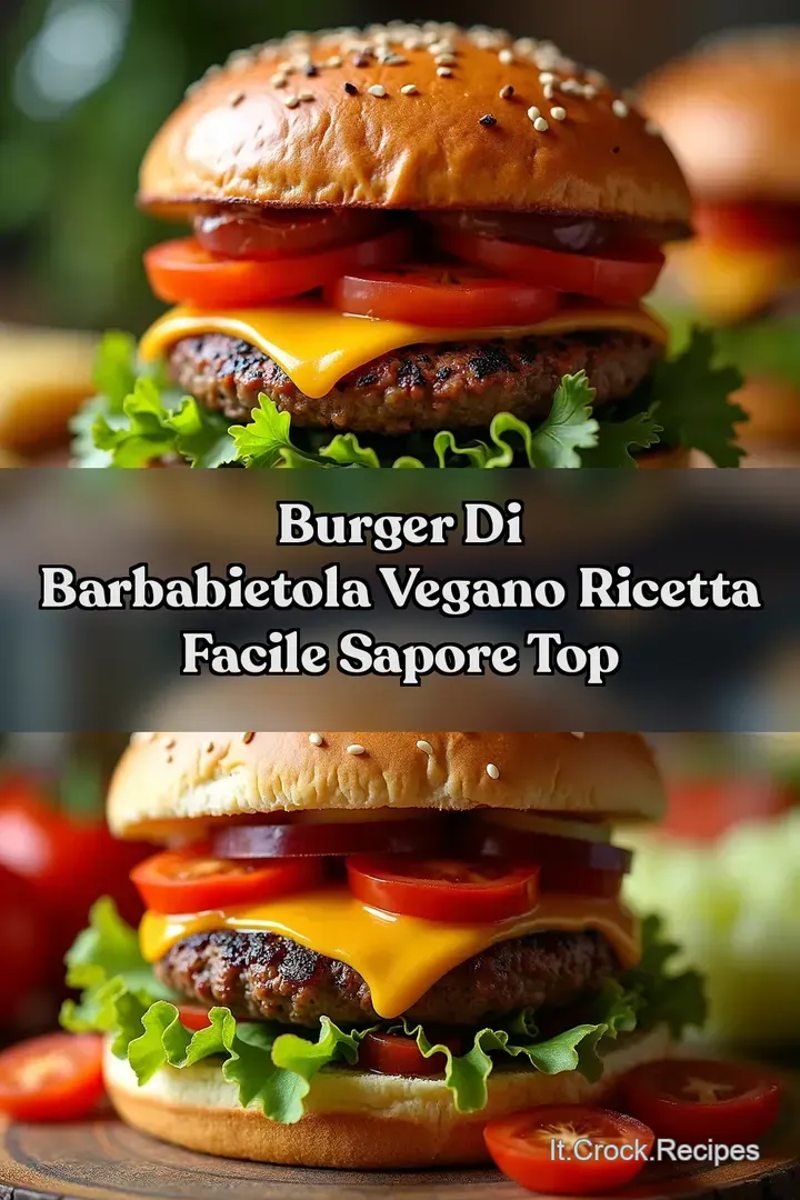 Burger di Barbabietola Vegano Ricetta Facile Sapore Top
