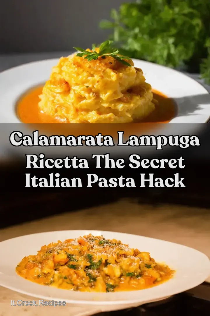 Calamarata Lampuga Ricetta The Secret Italian Pasta Hack