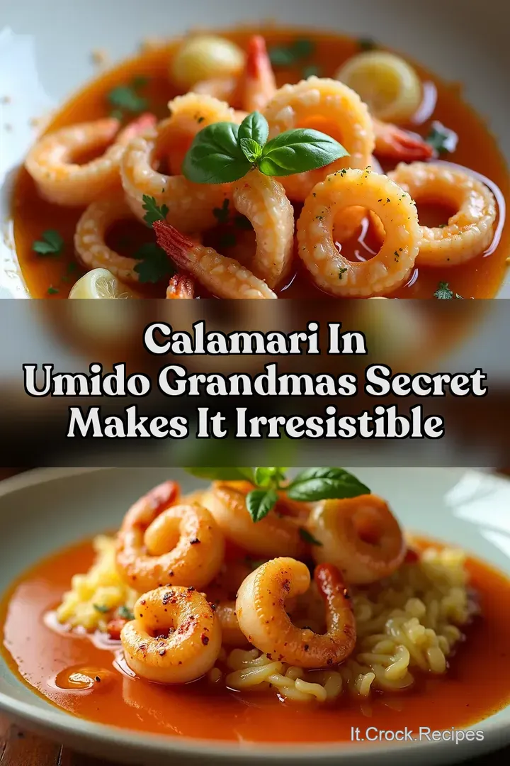 Calamari In Umido Grandmas Secret Makes It Irresistible