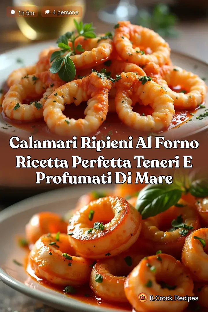 Calamari Ripieni al Forno Ricetta Perfetta Teneri e Profumati di Mare