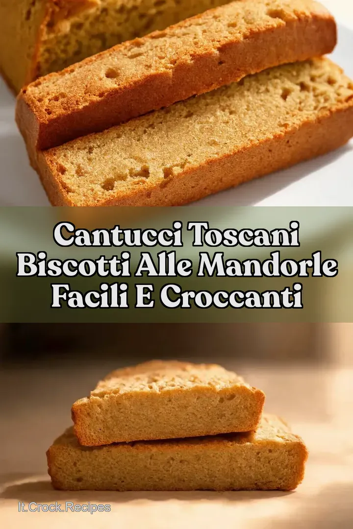 Cantucci Toscani Biscotti alle Mandorle Facili e Croccanti