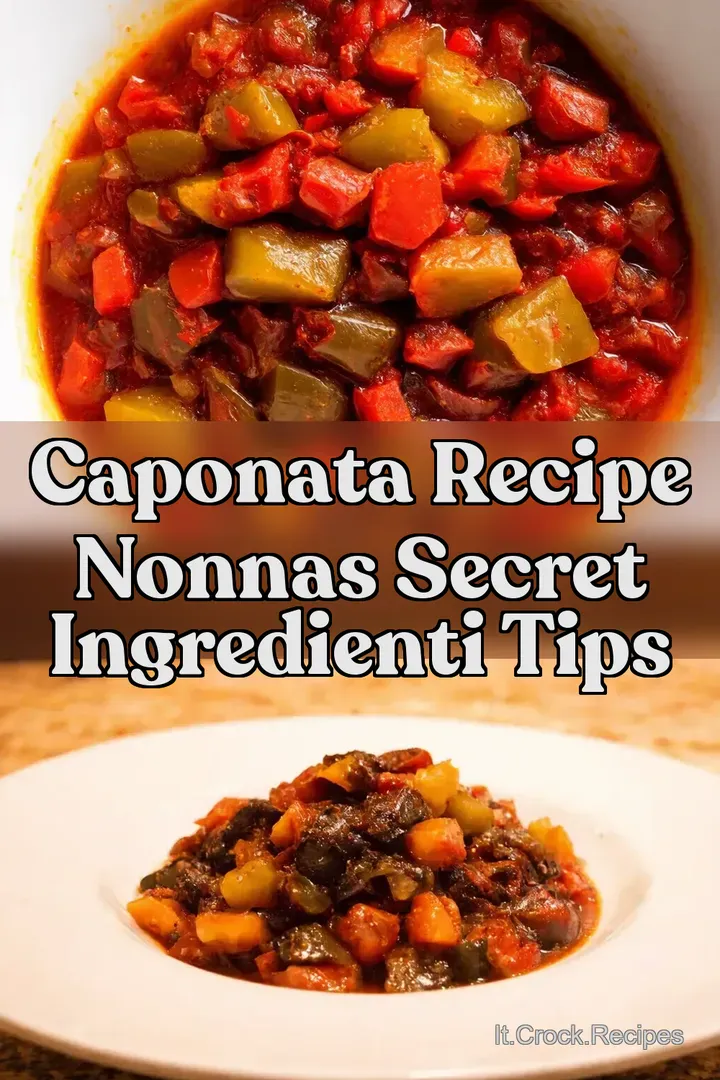 Caponata Recipe Nonnas Secret Ingredienti Tips