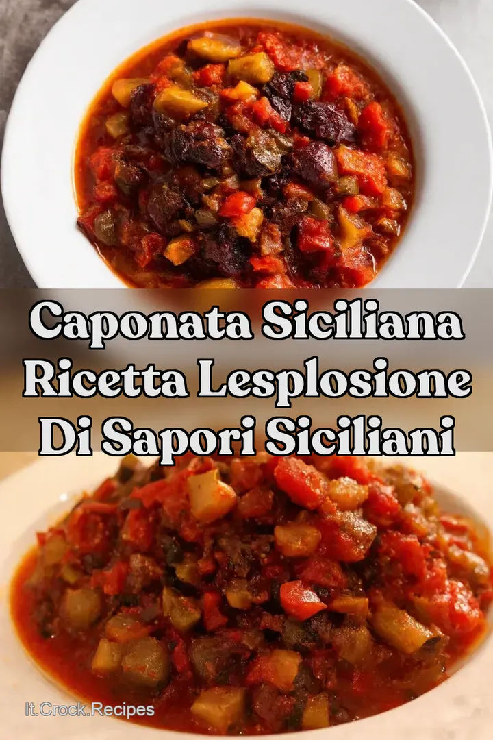 Caponata Siciliana Ricetta LEsplosione di Sapori Siciliani